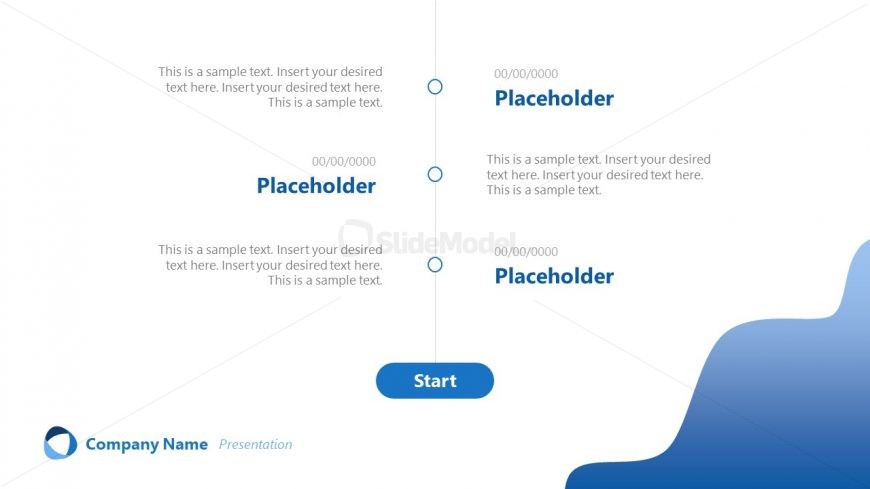 Editable Timeline Slide - Synergy Template
