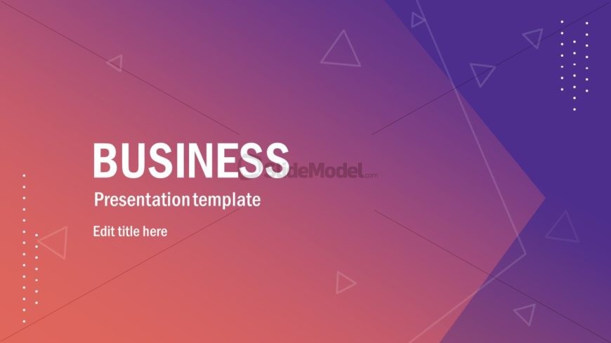 Gradient Cover PPT Theme