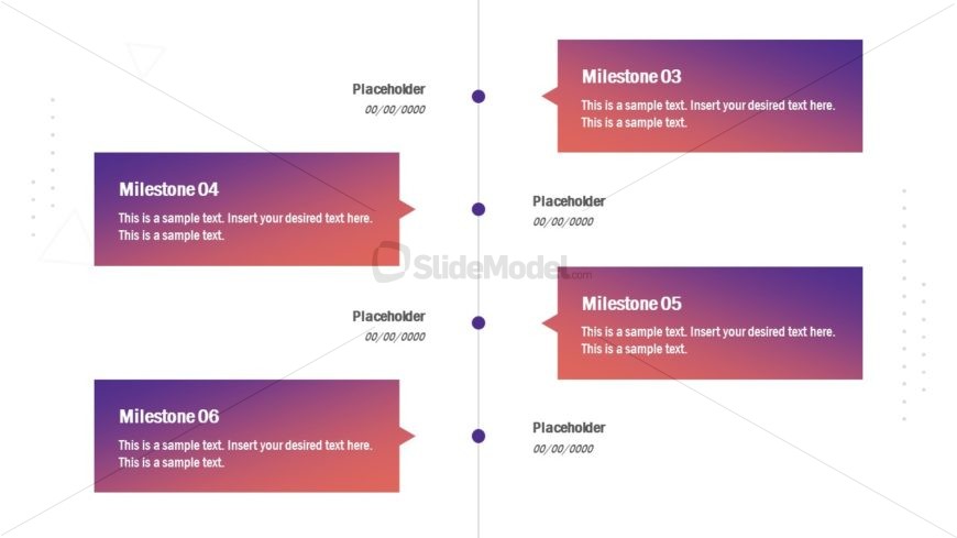 Presentation of Vertical Timeline Design