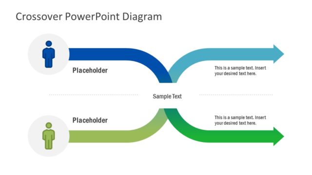 Crossover PowerPoint Diagram