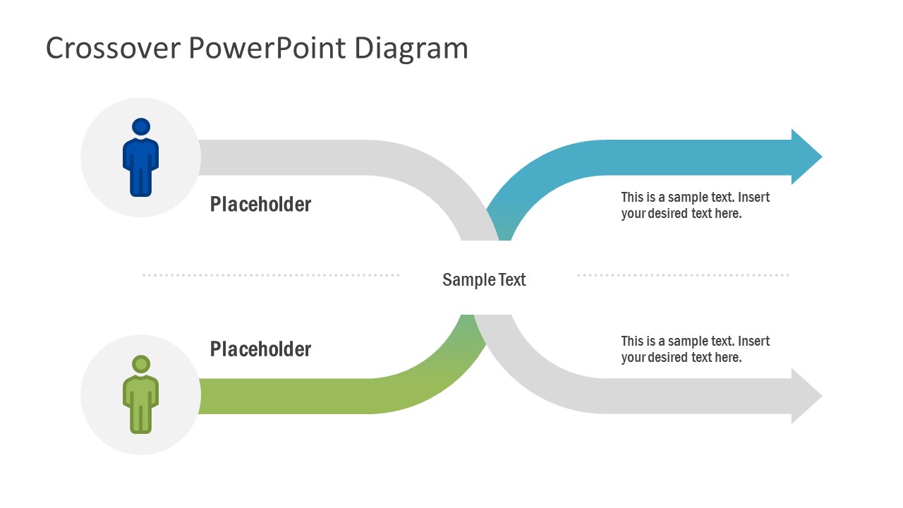 Crossover PowerPoint Diagram SlideModel