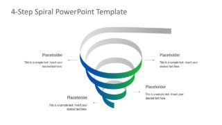 Gradient Spiral PowerPoint Layout