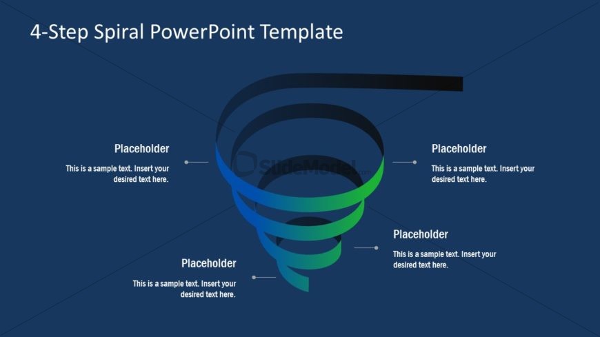 Ribbon Style Spiral Template