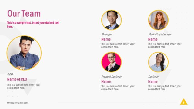 Team Pictures Cutout PowerPoint