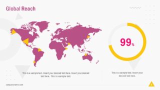 World Map PowerPoint Infographic Template