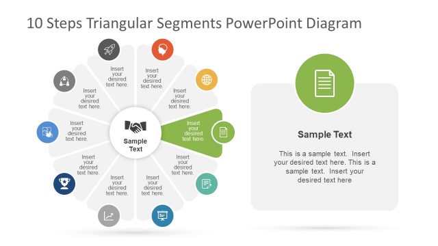 3 Step Triangular Segments PowerPoint