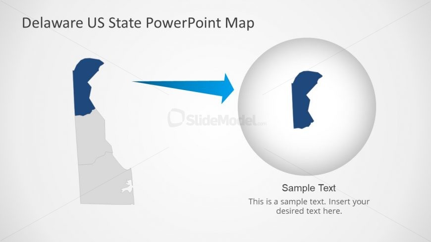 PowerPoint Map of Delaware County 