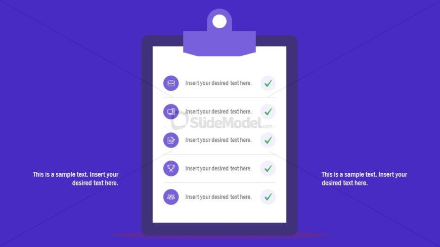 PowerPoint 5 Steps Check List
