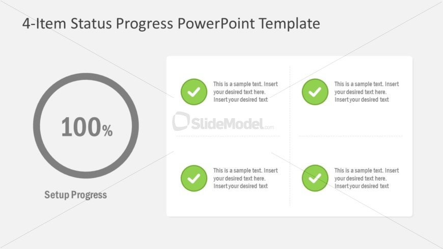 Process Completion Status PowerPoint