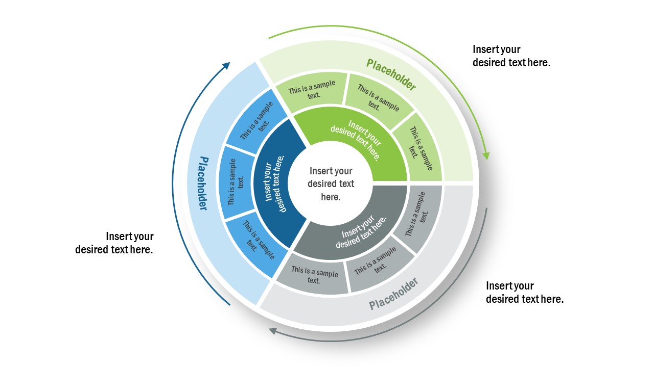 3 Level Circular Diagram PowerPoint Template SlideModel 3 Level Circular Diagram PowerPoint Template SlideModel
