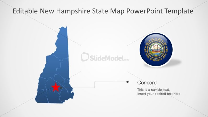 Presentation of New Hampshire Map
