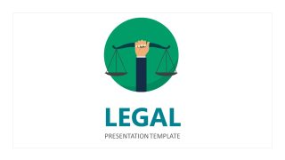 Simple Legal Slides Presentation Template