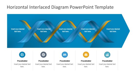 Horizontal Process Diagram PowerPoint