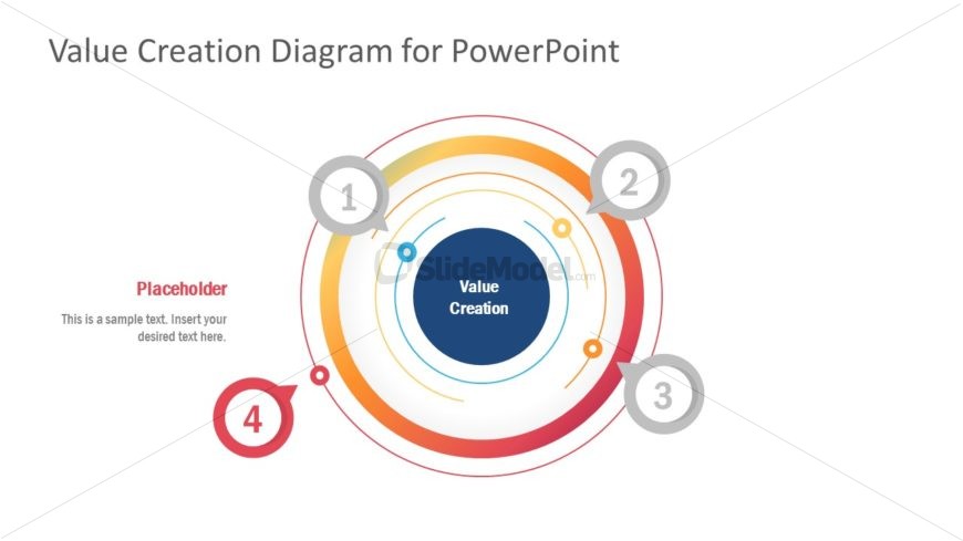 Infographic 4 Steps Circular Diagram