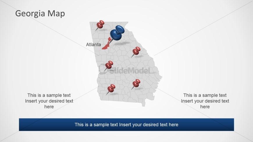 Editable Map of Atlanta 