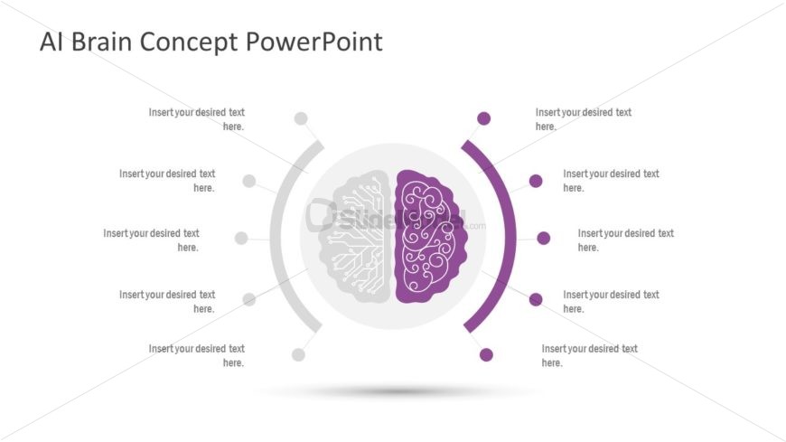 Шаблон для презентации powerpoint мозг