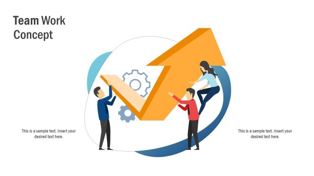Teamwork Collaboration PowerPoint Concept