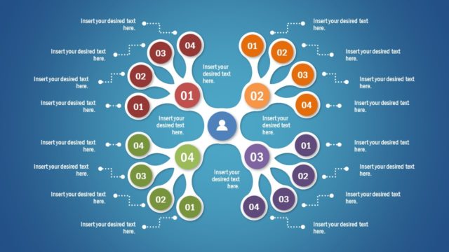 Multi-Branch PowerPoint Tree Diagram