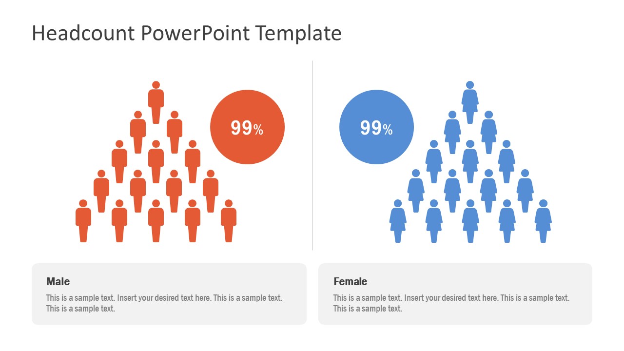 Male and Female Headcount Template