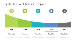 Flat Shapes Horizontal Timeline