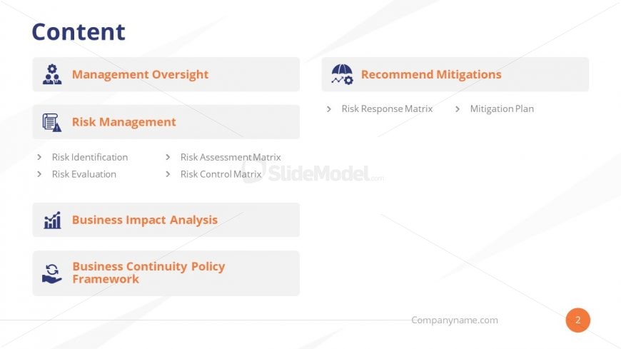 PowerPoint Presentation Agenda Template 