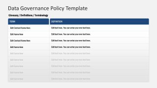 PPT Data Governance Information