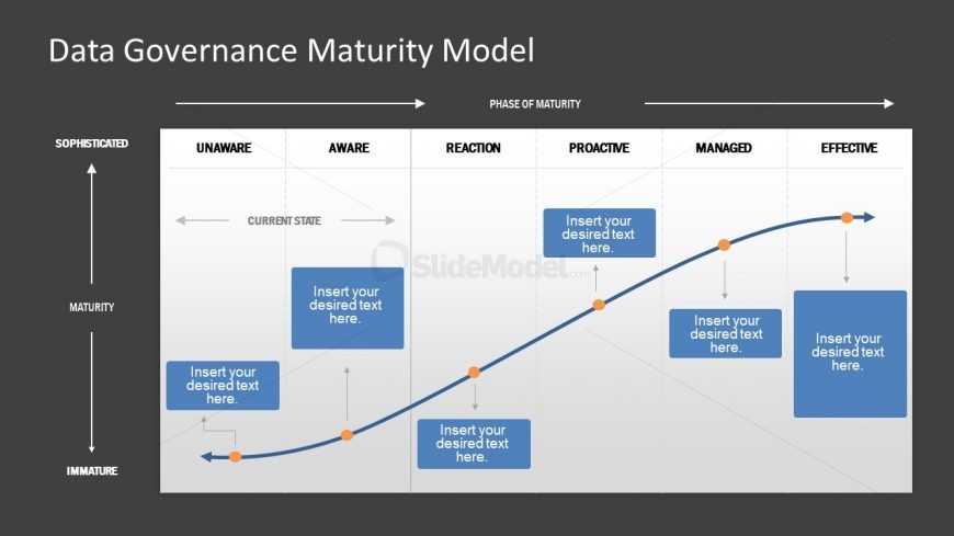 Slide of Data Chart Governance Maturity