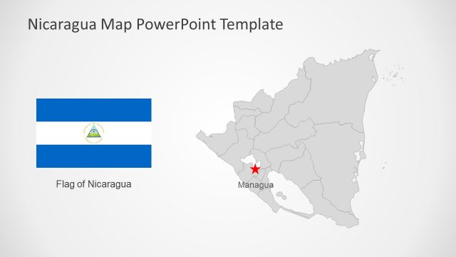 Flag and Map of Nicaragua PowerPoint