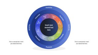 Circular Diagram 4 Levels Process Cycle 