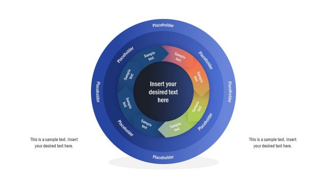 Inner Circular Chevron Step 4 PPT