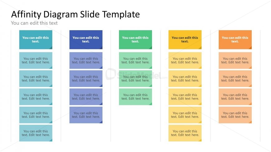 Arranged Data Slide - Affinity Model Diagram