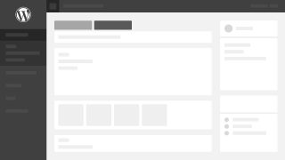 Black Wordpress Theme PowerPoint