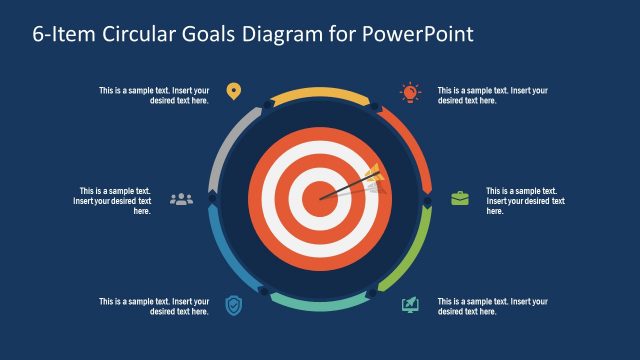 6 Steps Circular Flow PowerPoint