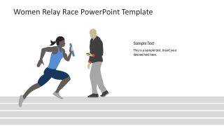 Presentation Design of Relay Race Training