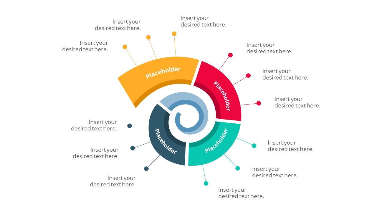 4 Steps Spiral Diagram 