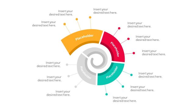 Concept Diagram Template Spiral Shape