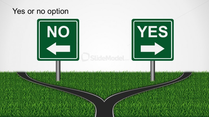 Yes No Business Analysis With PowerPoint Arrows