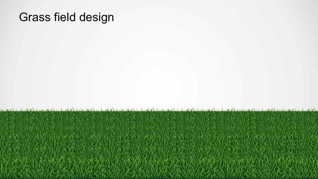 Creative PowerPoint Grass Design Template Backgrounds