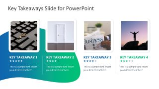 PowerPoint 4 Segment Layout 