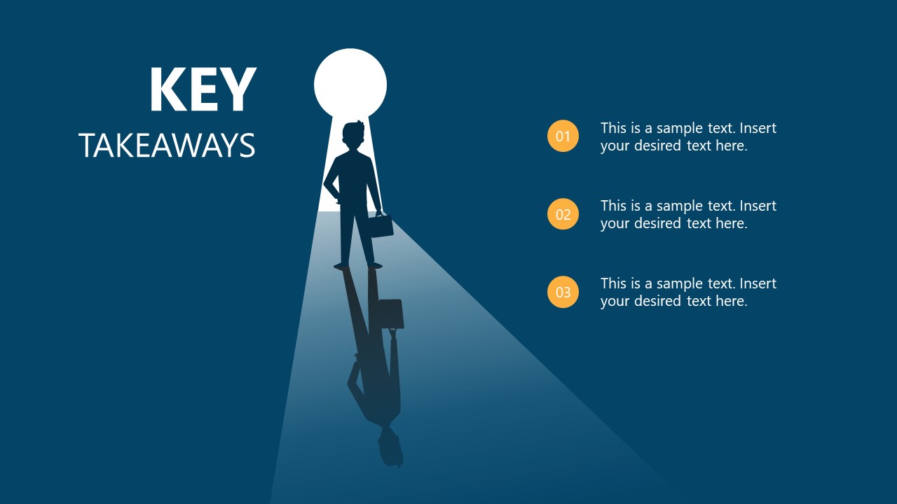 Key Takeaways Concept Slides for PowerPoint SlideModel