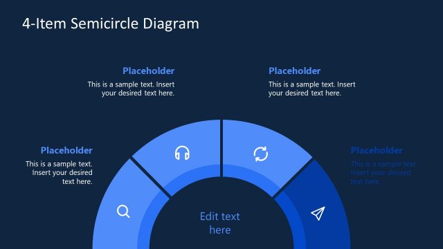 Infographic PowerPoint Semi-Circle Slide