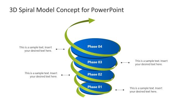 3D Spiral Model Concept for PowerPoint