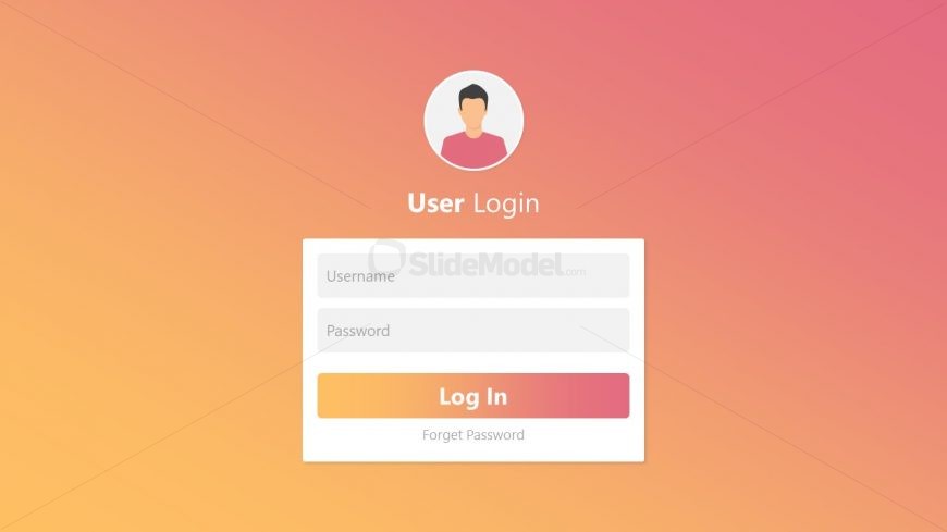 Presentation of Login Mockup Page