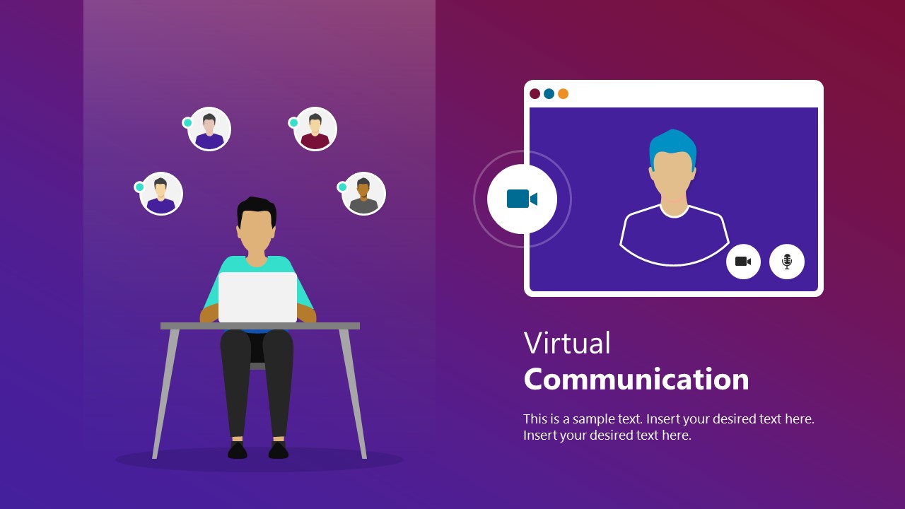 virtual communication presentation