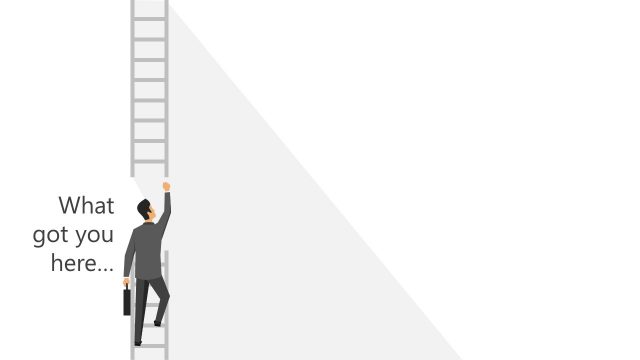 PowerPoint Ladder of Success Design