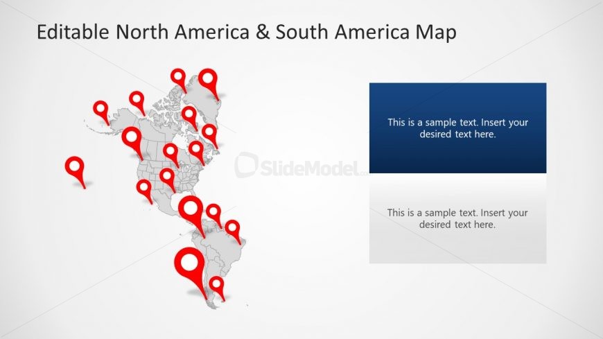 Presentation of Americas Continental Map