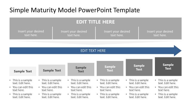 Simple Maturity Model PowerPoint Template