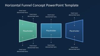 3 Steps Polygonal Funnel Template 