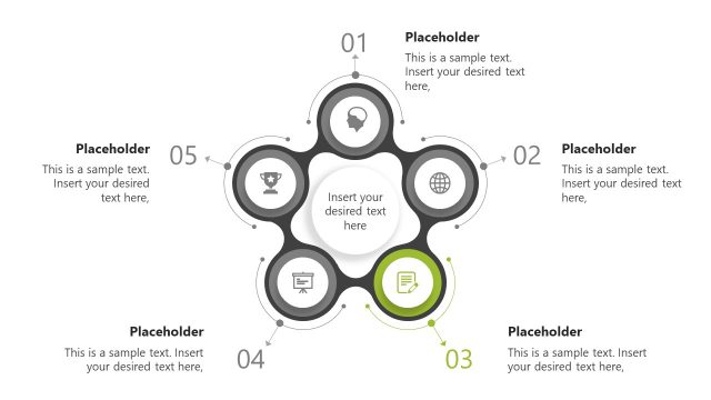 Circular Process Flow Infographic PowerPoint