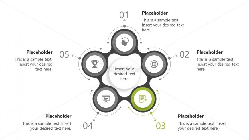 PPT Diagram Template for Process Cycle 